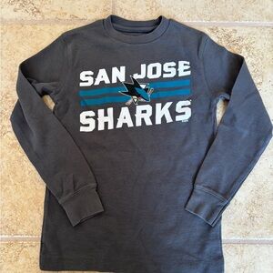 Like new! Sharks waffle long sleeve